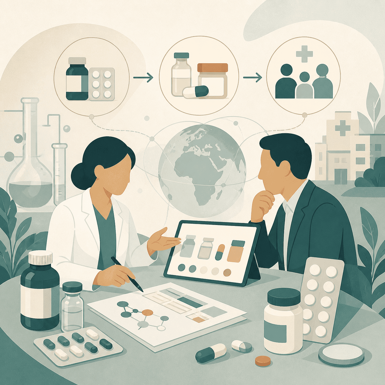 Innovation strategy illustration for formulation projects