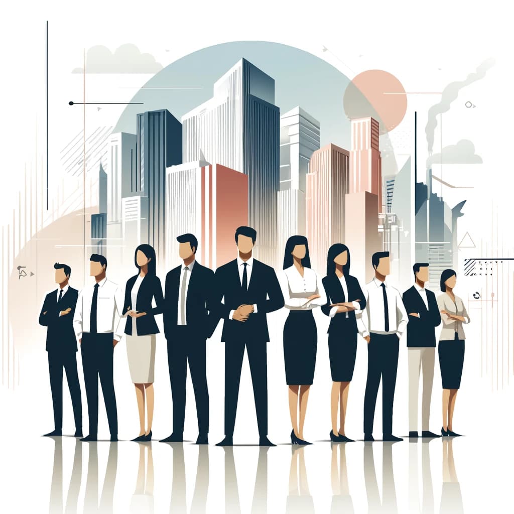 Illustration representing a multidisciplinary healthcare team